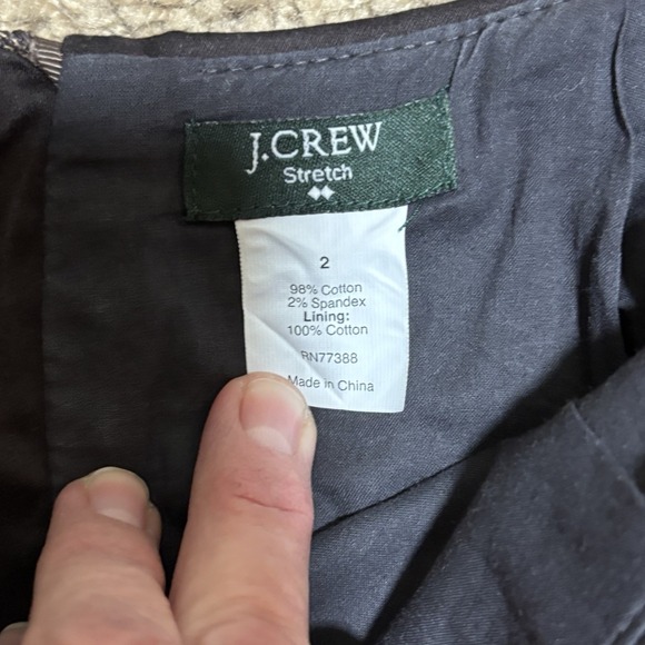 J Crew Mini Skirt 0 Women Purple Pink Blossom Floral Tie Dye Lined - Picture 4 of 4